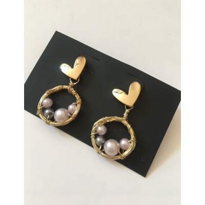 Fashion Jewelry ptáček a perličky 4-a015