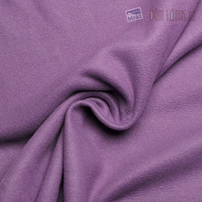 Fleece antipiling fialový 90