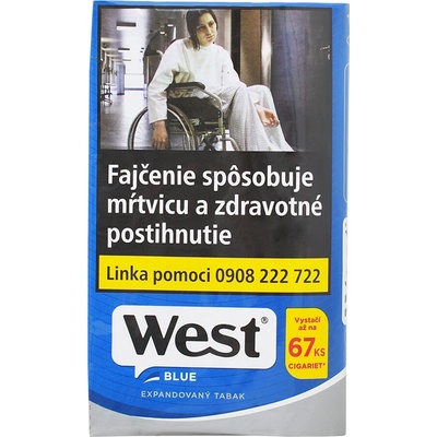 West Blue tabák cigaretový 30 g
