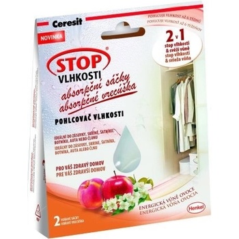 Ceresit Stop Vlhkosti Absorpčné vrecúška 2 x 50 g energické ovocie