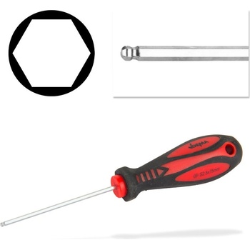 DEMA Skrutkovač imbus s guľovou hlavou 2,5x75