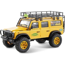 FMS FCX24M Land Rover Defender 110 Camel Trophy Edition RTR Yellow 1:24