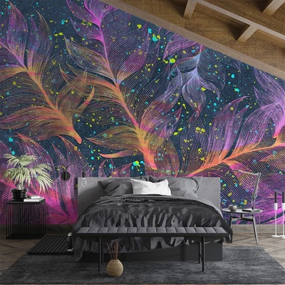 Art Gift Decor Фототапет неонови пера