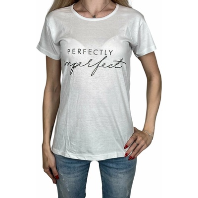 Dámské tričko s krátkým rukávem PERFECT Bílá