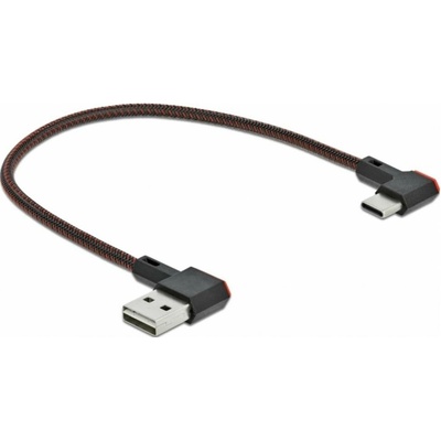 Delock 85279 USB 2.0 USB-A zástrčka USB-C ® zástrčka 0,2m černý