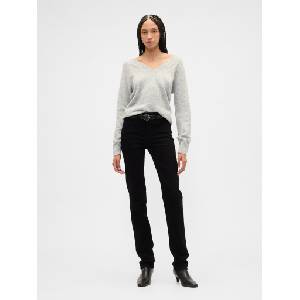 GAP Дънки Mid Rise Classic Straight GAP GAP | Cheren | ЖЕНИ | 25REG