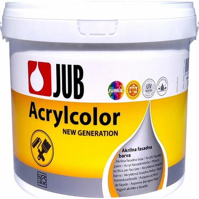 JUB Acrycolor Akrylátová fasádní barva Bílá 0,75 l