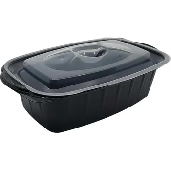 Image 1 of Кутия 750 мл. черна+капак 222*136*53 (ТО-45747)