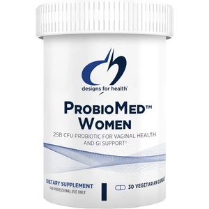 Designs for Health ProbioMed Women (Пробиотик с 25 млрд. CFU и 9 щама) - Баланс на вагиналната флора, 30 капсули (00682 (PBMW30) DFH)