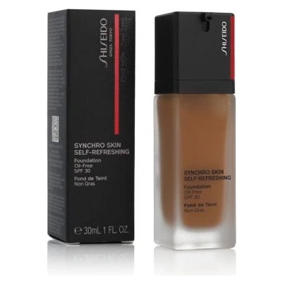 Shiseido Synchro Skin Self-Refreshing SPF30 дълготраен фон дьо тен със слънцезащитен фактор 30 ml нюанс 510 Suede