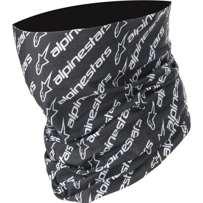 nákrčník LINEAR NECK TUBE 2021 ALPINESTARS čierna biela