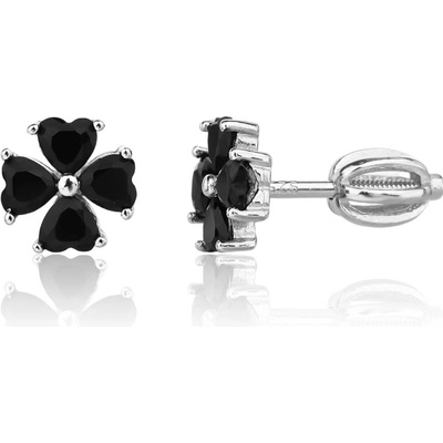 Jan Kos jewellery Stříbrné náušnice MHT-7925/SB00