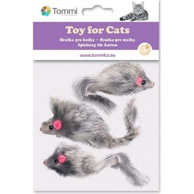 Tommi myšky střední chlupaté 3 x 6 cm