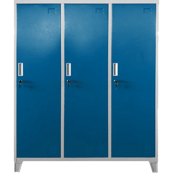 МЕТАЛЕН ШКАФ cr-1604-3 jz - СИВ/СИН