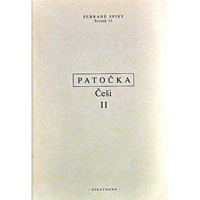 Češi II. - Jan Patočka