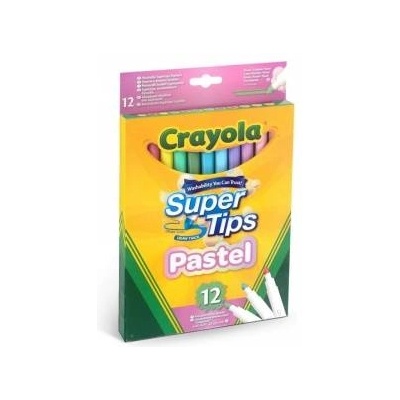 Crayola Комплект Химикали с Филц Pastel Crayola Миеща (12 uds)