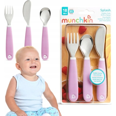 Příbory pro děti nerezová ocel Munchkin