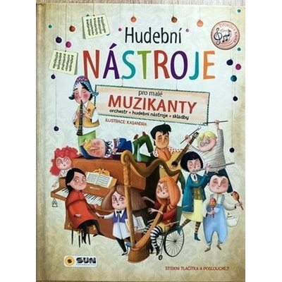 Zvuková knížka - HUDEBNÍ NÁSTROJE - pro malé muzikanty