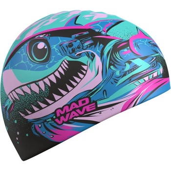 Mad Wave robo shark cap синьо/розов