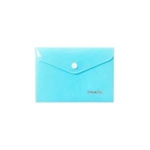 Biurfol Plastic folder with button A6 blue Biurfol (TKP-A6-02)
