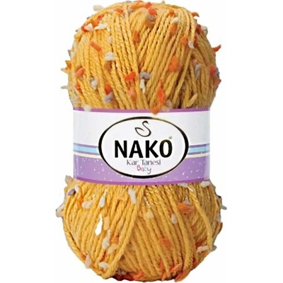 Pletací příze Nako Kar Tanesi Baby 60311 - žlutá
