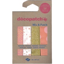 décopatch Papíry na decoupage 4ks kolekce č.36