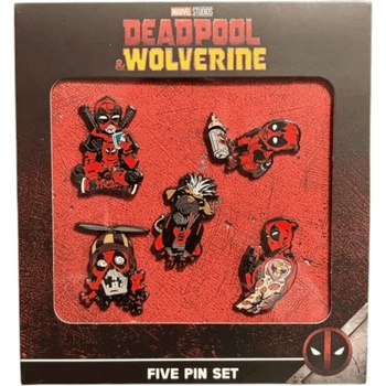 Marvel Комплект значки Erik Marvel: Deadpool & Wolverine - Deadpool (DDPL3PIN5SET01)