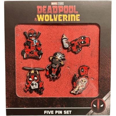 Marvel Комплект значки Erik Marvel: Deadpool & Wolverine - Deadpool (DDPL3PIN5SET01)