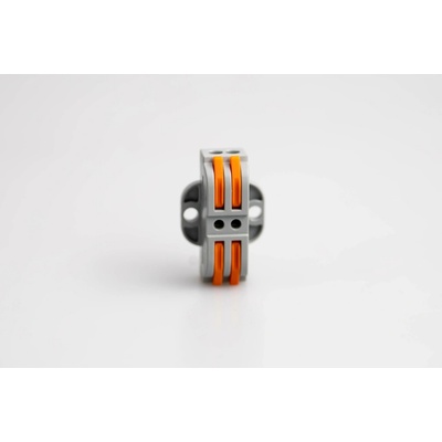 Tracon electric Spojovacia svorka pružinová 2 vodiče 0,5-4mm2 32A 400VAC 2P