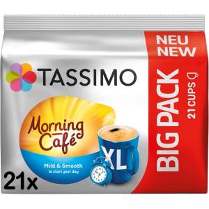 Douwe Egberts Tassimo Morning Café Mild & Smooth XL капсули 21бр