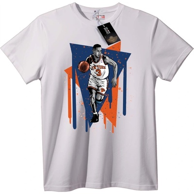 NOONEBRAND Тениска New York Баскетболист - 7XL, White