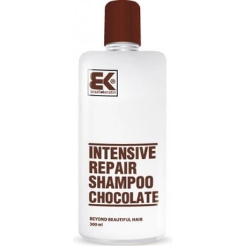 Brazil Keratin jemný šampón pro poškozené vlasy Intensive Repair Shampoo Chocolate 300 ml