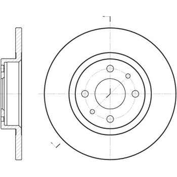 Brzdový kotúč REMSA 6191.00