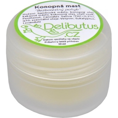 Delibutus konopná mast Bezbolestný pohyb 30 ml