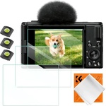 K& F Concept Протектор за LCD дислпей за Sony ZV-1, ZV-1 II, ZV-E10, стъкло 0, 3 mm 3бр