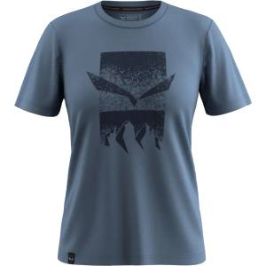 Salewa Дамска тениска Salewa Women's Eagle 3Cime T-Shirt - Java Blue - размер 36 (EU) (916-4541-0213)