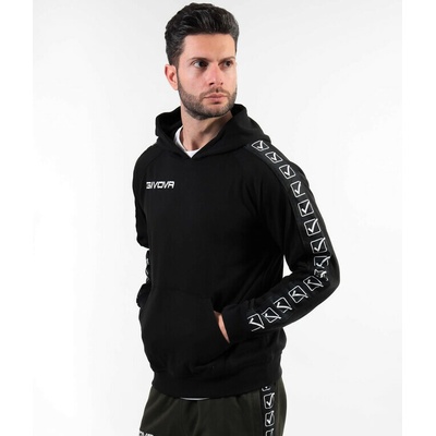 Joma Felpa Con Cappuccio Terry Band čierna