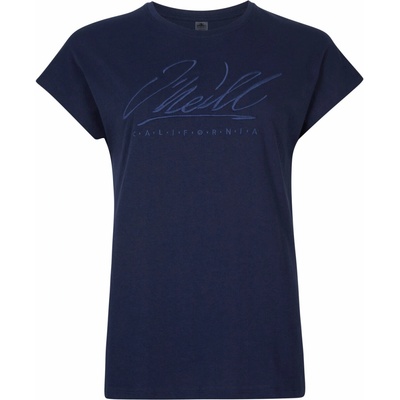 O'Neill Dámske tričko SCRIPT T-SHIRT tmavo modrá