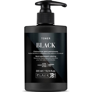 Black Professional Black Professional Toner Semi-permanent Hair Colour 300 ml полутрайна боя Black