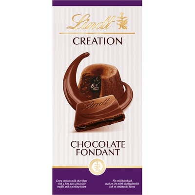 Lindt Creation Extra mliečna čokoláda s náplňou z jemnej horkej čokolády truffle peny 150 g