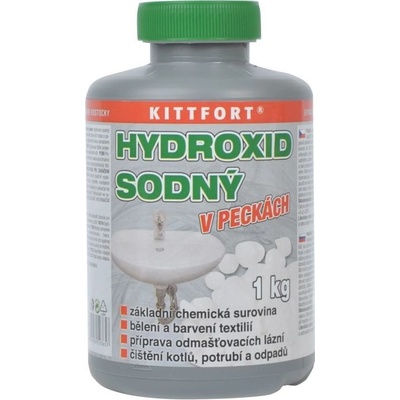 Kittfort hydroxid sodný v peckách 1kg