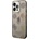 GUESS Peony Glitter Case - дизайнерски кейс с висока защита за iPhone 14 Pro (черен)