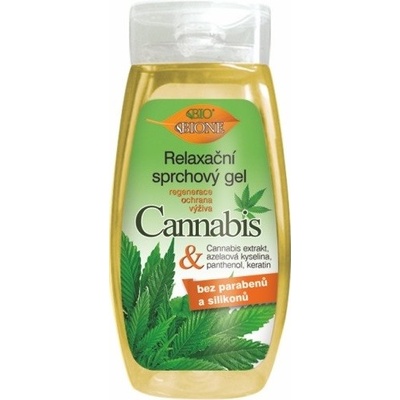 BC Bione Cosmetics Cannabis Regenerační zklidňující sprchový gél 260 ml