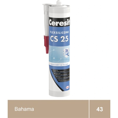 Ceresit CS 25 sanitární silikon 280 g bahama