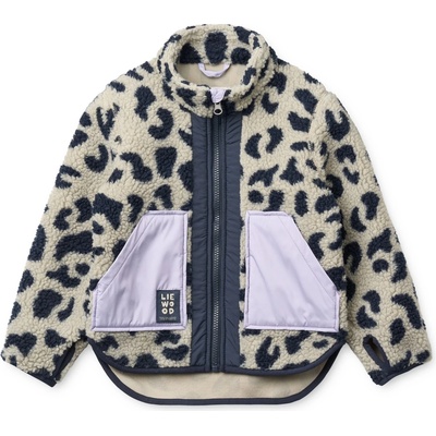 LIEWOOD Детско поларено яке LIEWOOD Kid's Noam Pile Jacket Fleece jacket - Mega Leo / Mist Mix - размер 122 (EU) (703-6689-0718)