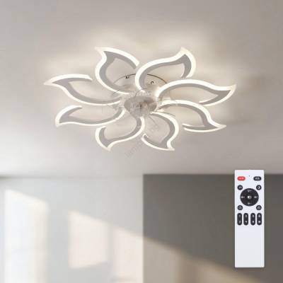 Brilagi - Димируем таванен вентилатор с LED/44 W/230 V, Ø 90 см, бял + дистанционно управление (BG4007)