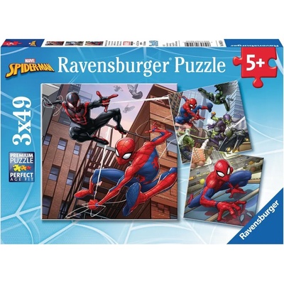 Ravensburger - Puzzle 3x49 Spiderman - 40 - 99 piese