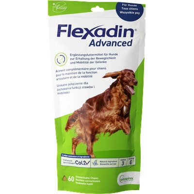 Vétoquinol Flexadin Advanced Хранителна добавка за кучета 180 г (60 броя)