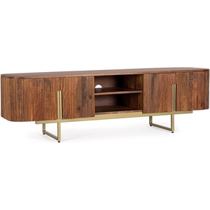 Bizzotto Маса за телевизор от масивно манго в естествен цвят 180x45x40 cm Vilas - Bizzotto (0746970)