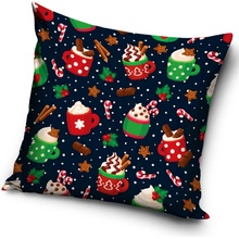Tip Trade Vánoční Polštář Horká čokoláda 40x40